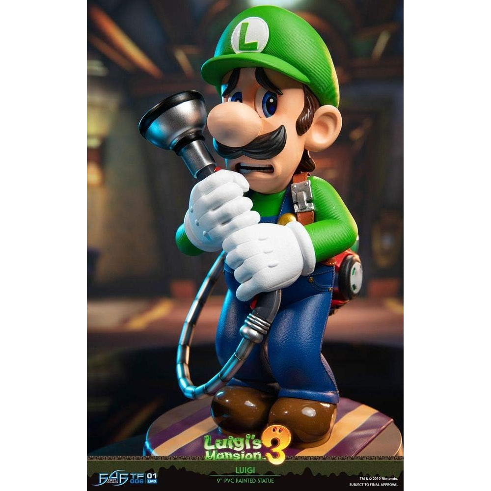First 4 Figures Luigi' S Mansion 3 Deluxe Collector 23Cm Statua Da Collezione 9"
