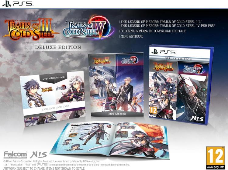The Legend Of Heroes Trails Of Cold Steel Iii - Iv Deluxe Edition Ps5 Videogioco