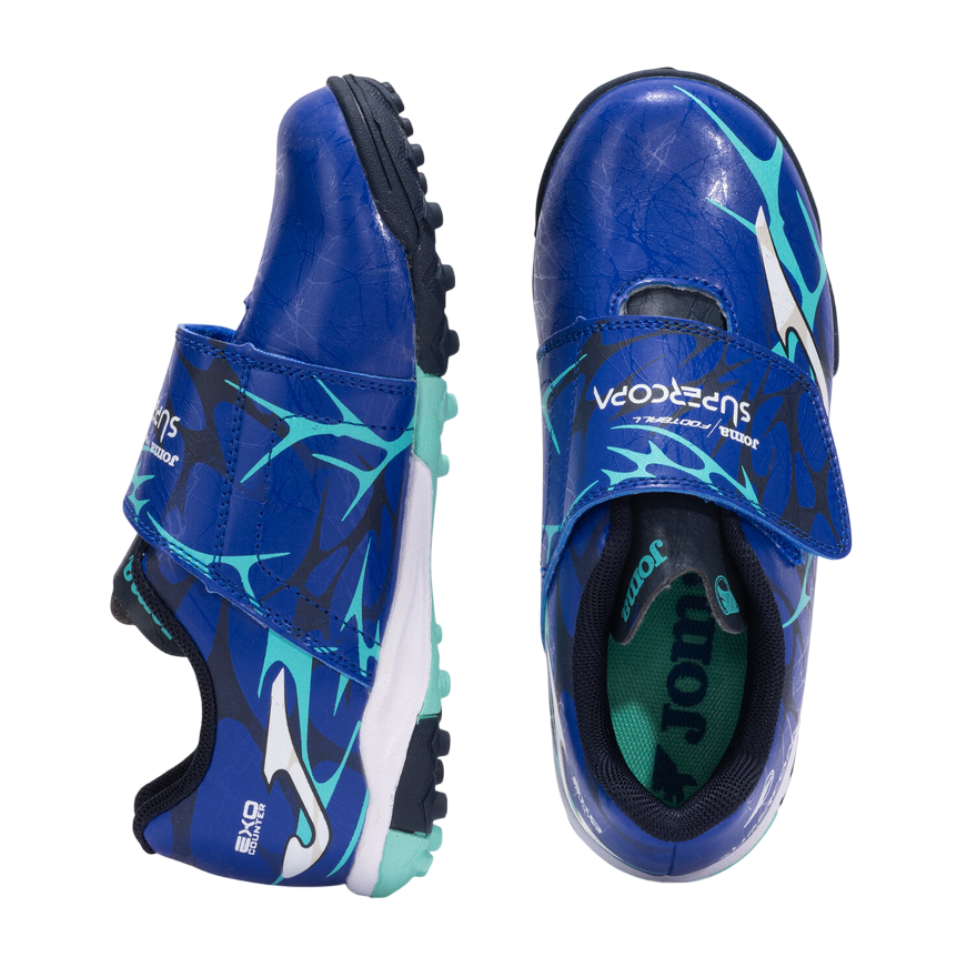 Joma - Scarpe Calcio Turf Junior Super Copa Jr 25 Turf Blu - SCJW2504TFV