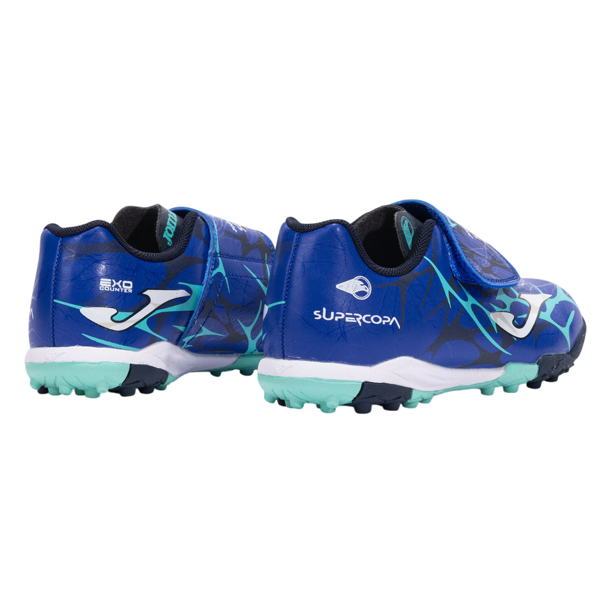 Joma - Scarpe Calcio Turf Junior Super Copa Jr 25 Turf Blu - SCJW2504TFV
