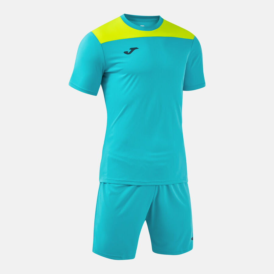 Joma Phoenix II 103124.019 – Divisa Calcio Turchese Giallo Uomo e Junior
