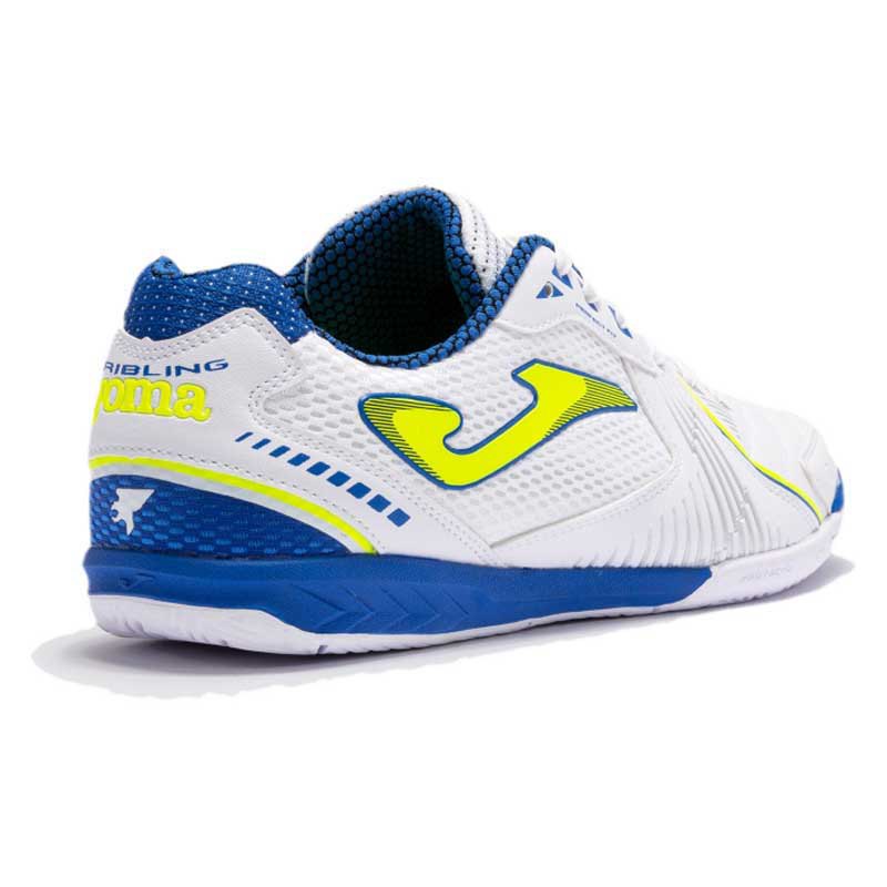 Joma Dribling 2302 Scarpe Calcetto Sala Indoor Bianco Blu