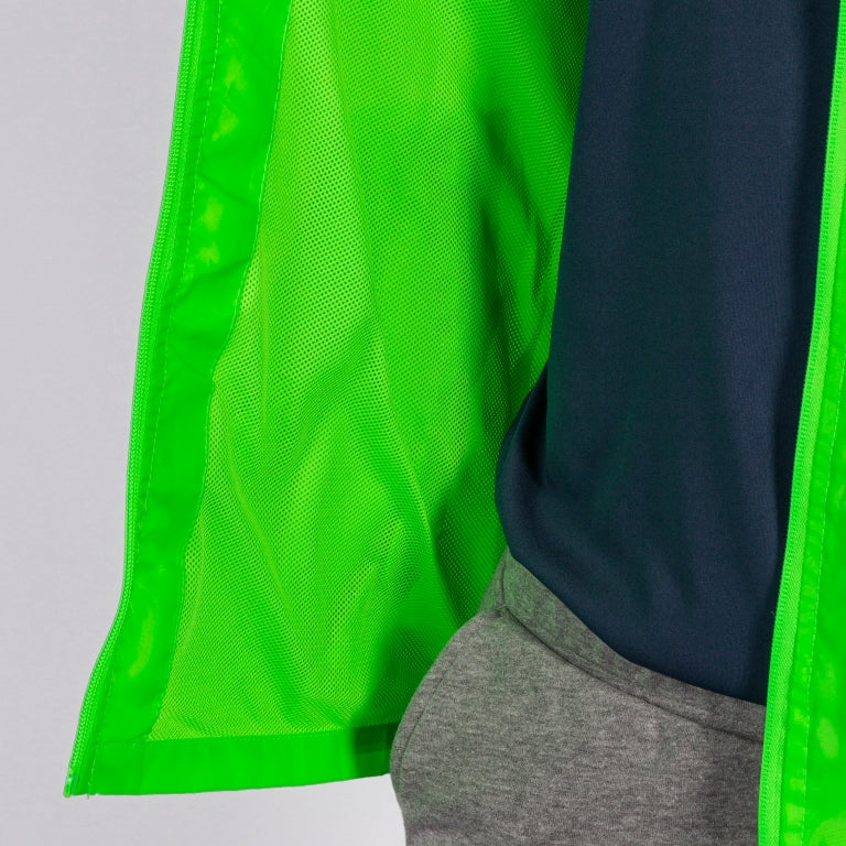 Joma giacca antipioggia Rain Jacket Iris 100087.020 verde fluorescente