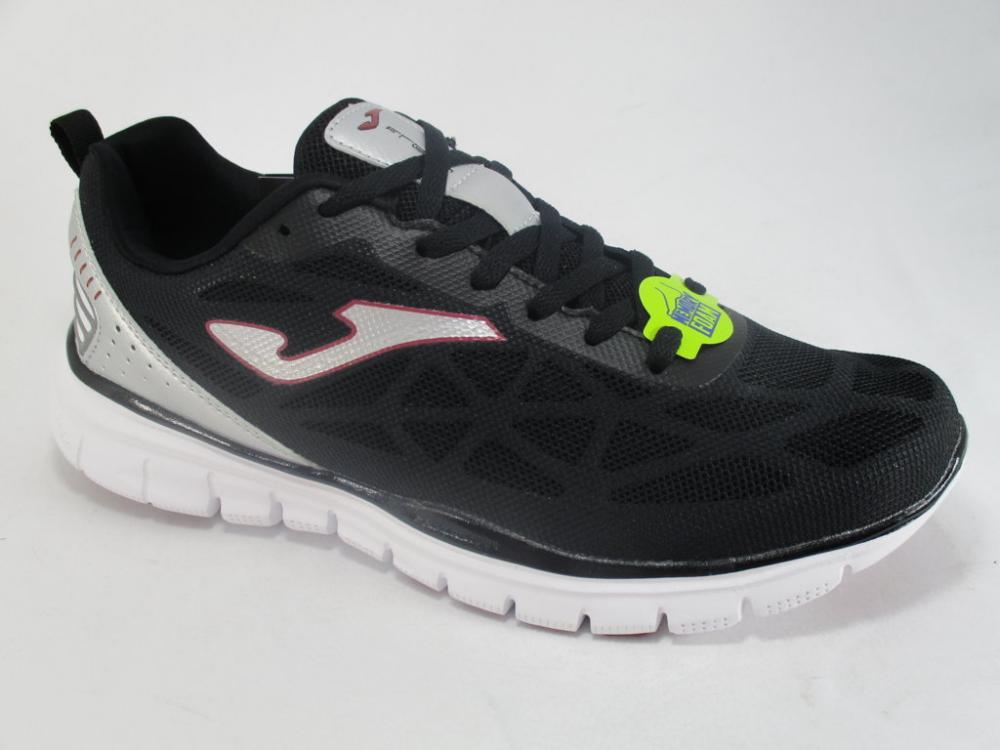 Joma Fres 601 C.FRES-601 Nero Argento - Scarpa Walking Fitness Uomo Elegante