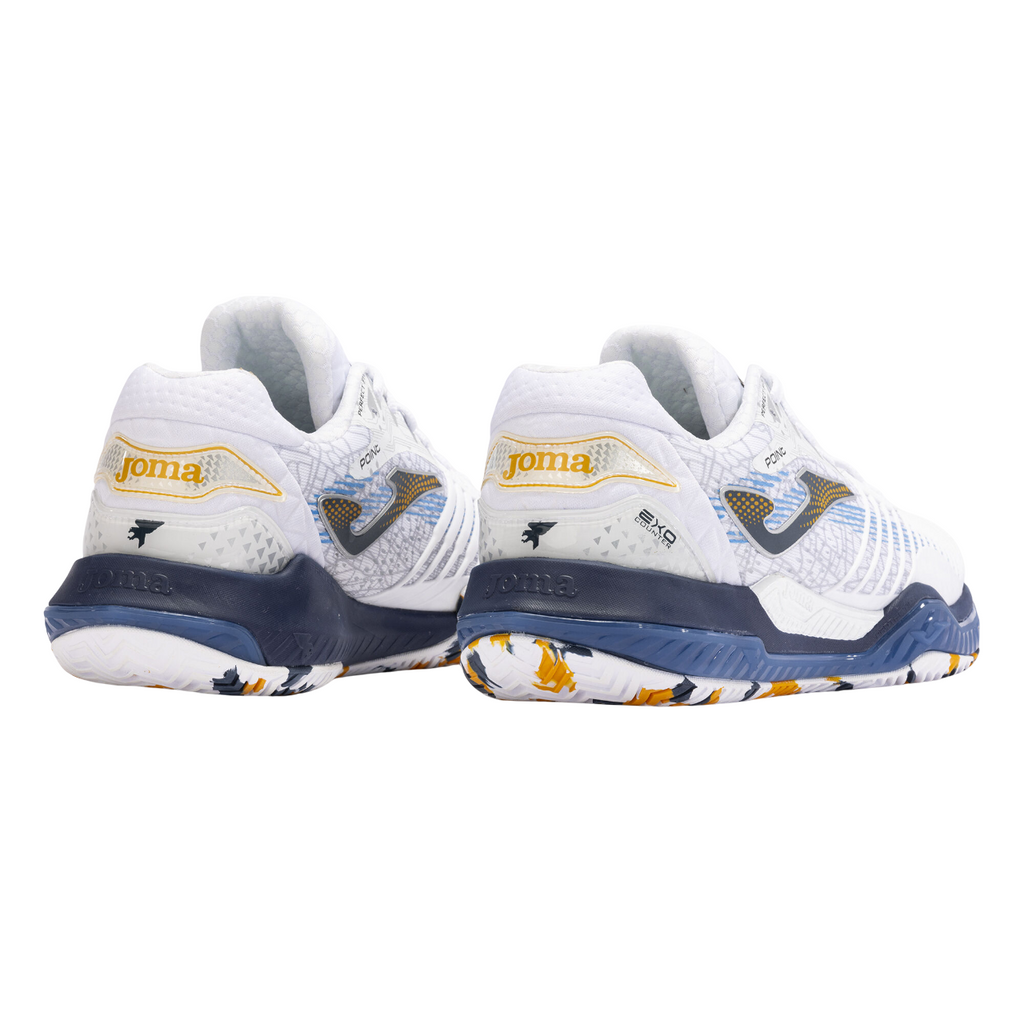 Joma Point Men Argilla 2402 Scarpe Tennis Uomo Bianco Blu - TPOINTM2402