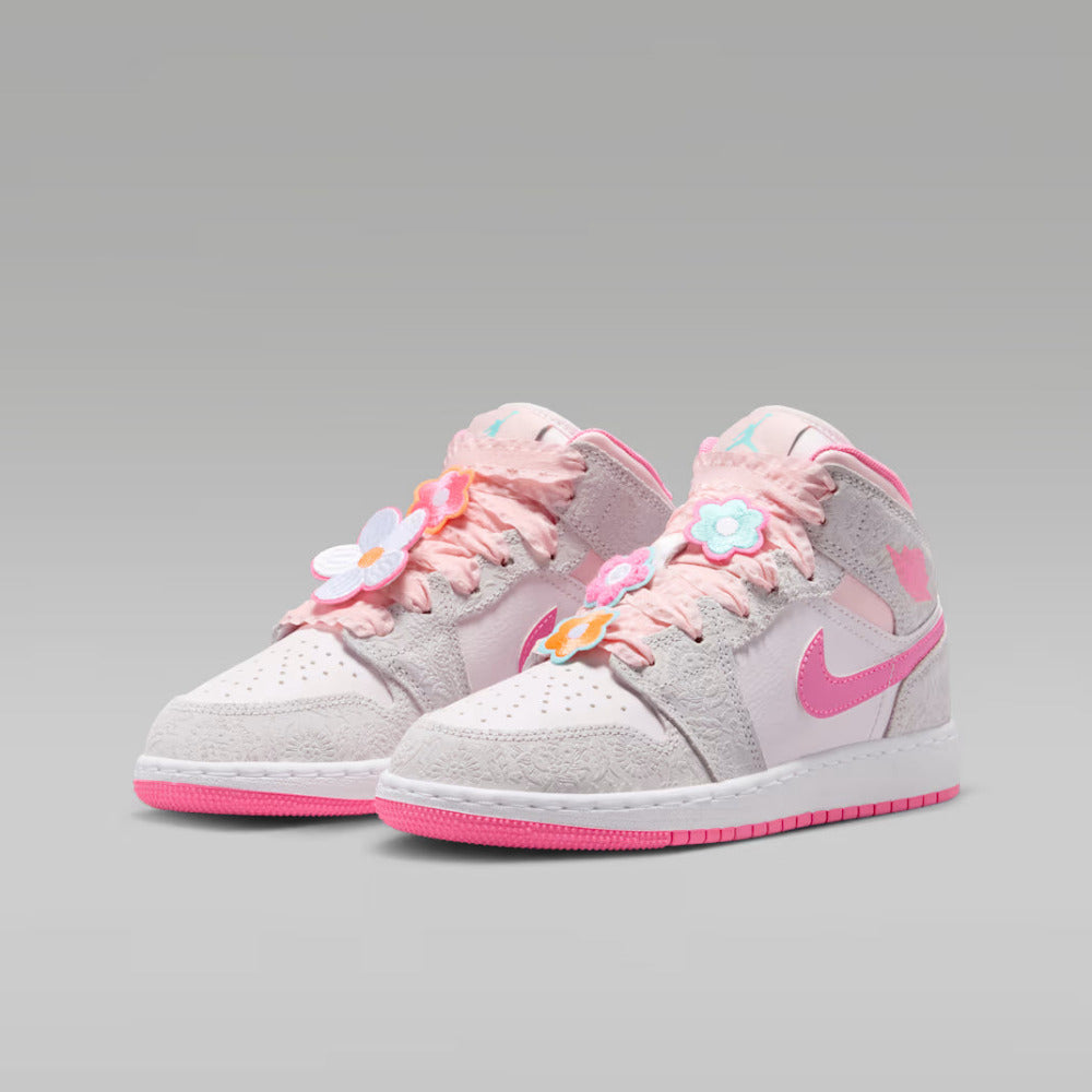 Jordan Lifestyle Sneakers Donna Air Jordan 1 Mid Alt SE Grigio Rosa - II0592-001