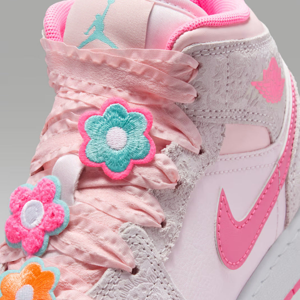Jordan Lifestyle Sneakers Donna Air Jordan 1 Mid Alt SE Grigio Rosa - II0592-001