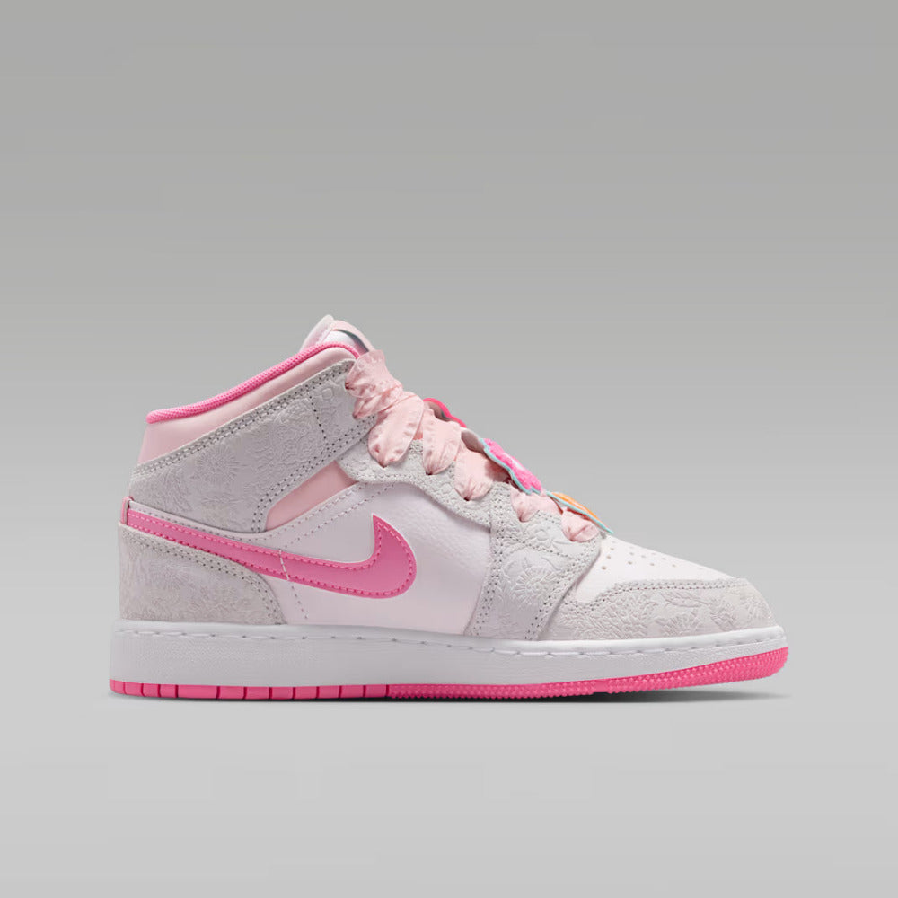 Jordan Lifestyle Sneakers Donna Air Jordan 1 Mid Alt SE Grigio Rosa - II0592-001
