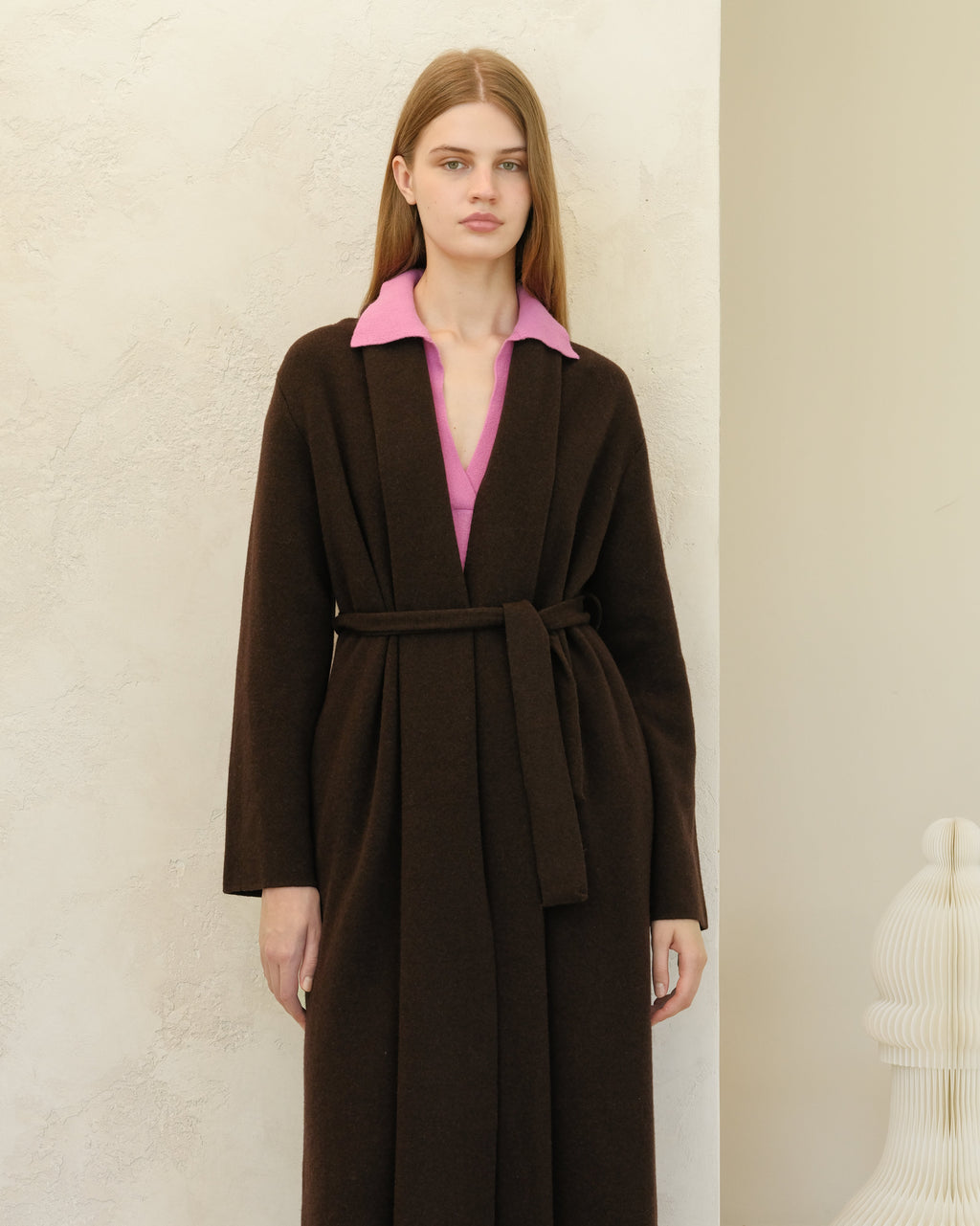 Cashmere Mix Polo Knit
