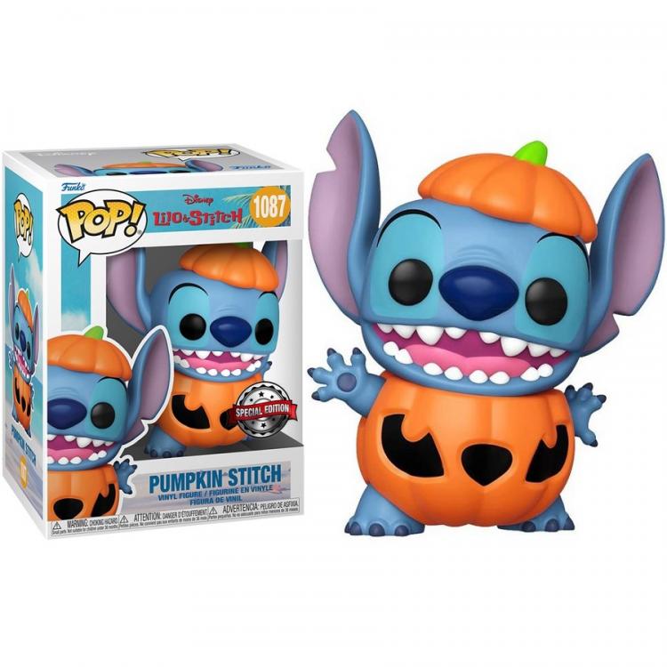 Funko Pop ! Disney Lilo & Stitch - (1087) Pumpkin Stitch Special Edition 9cm