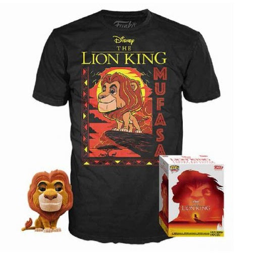Funko Pop ! Tees Disney The Lion King Mufasa Floked 495 Special Edition Shirt M