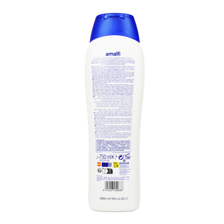 AMALFI -DERMO CARE BAGNOSCHIUMA BAGNODOCCIA SHOWER GEL BAGNODOCCIA 750ml SUPREME