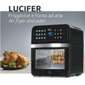 Melchioni Lucifer Friggitrice Ad Aria Forno Elettrico 12 Lt 1800W Essiccatore