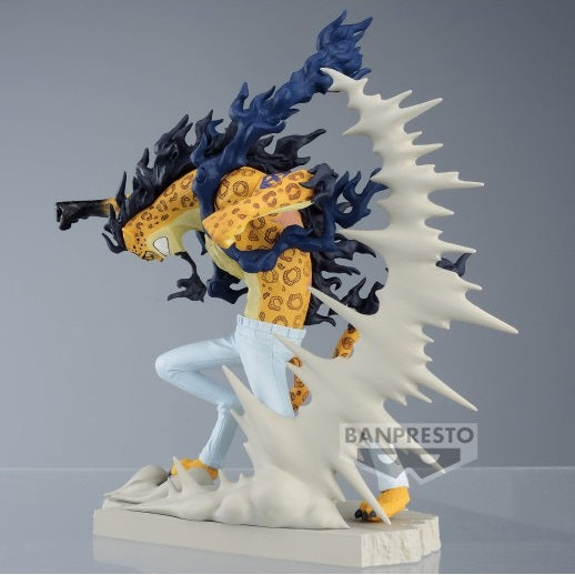 Banpresto One Piece Senkozekkei (Rob Lucci) Action Figure Pvc Bandai Statua 10cm