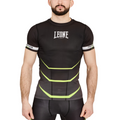 Leone maglia manica corta Rashguard Revo AB927F nero-fluo