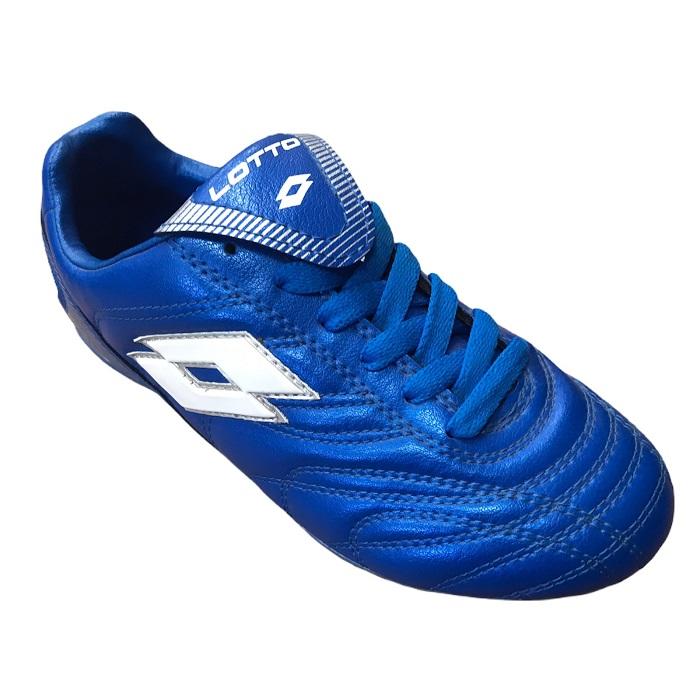 Lotto scarpa da calcio Jr Play Off V N8522 metal blue
