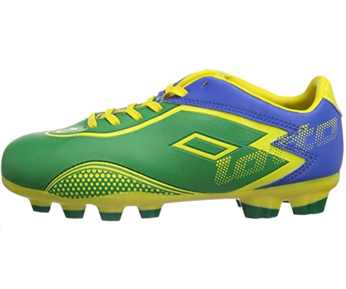 Lotto Zhero Gravity Scarpe Calcio Junior Verde Giallo Blu