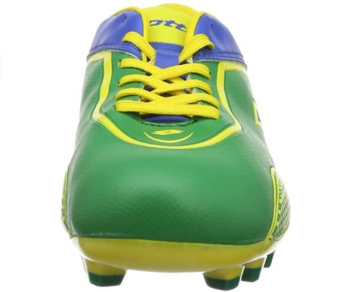 Lotto Zhero Gravity Scarpe Calcio Junior Verde Giallo Blu