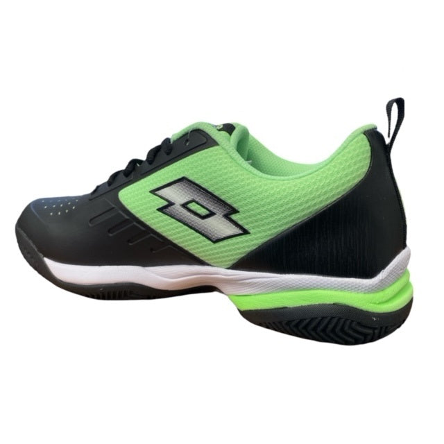 Lotto scarpa da padel da uomo Superrapida 400 IV 217300 1TA  nero-verde