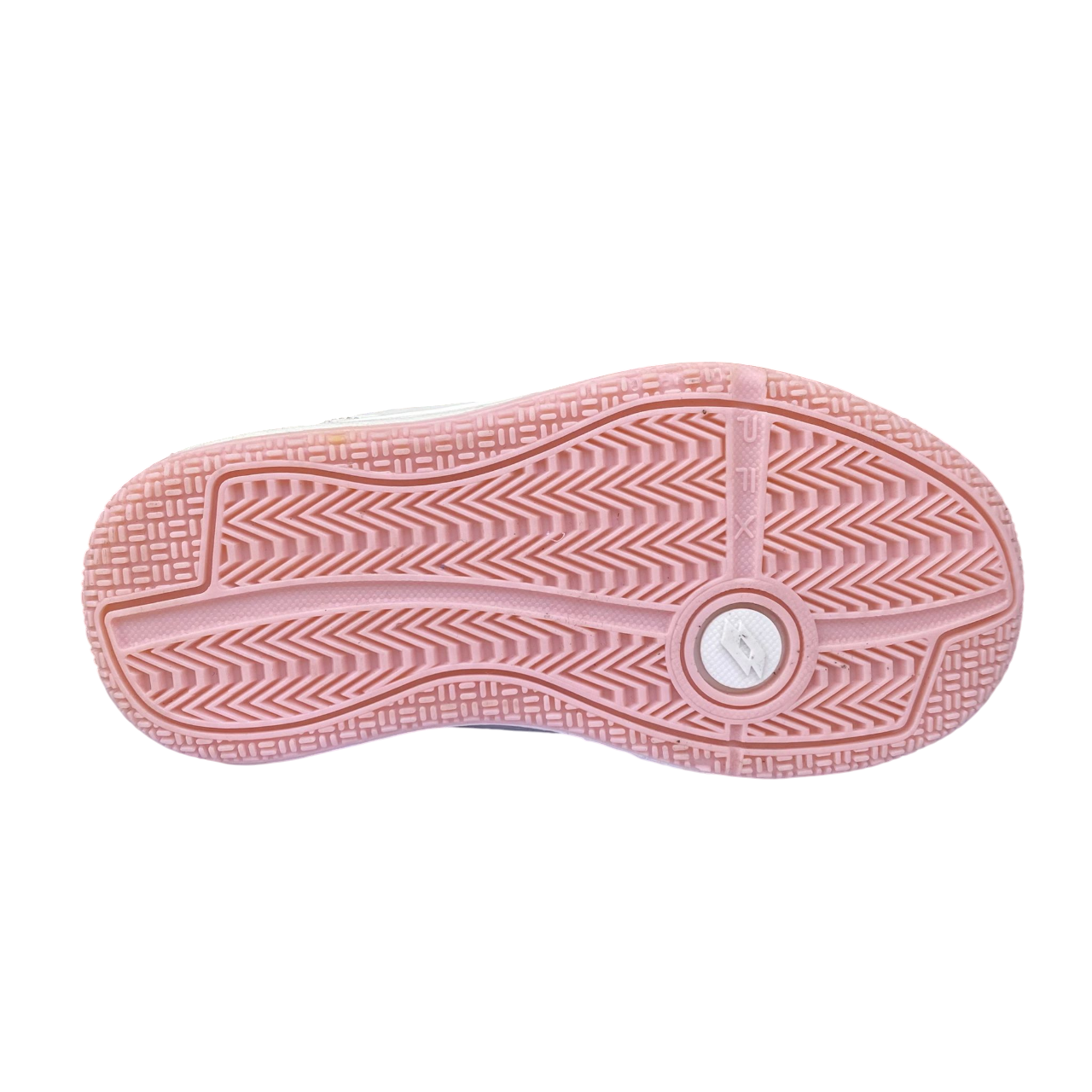 Lotto scarpa da tennis da bambina Set Ace 217504 8Y9 bianco-pesca rosa