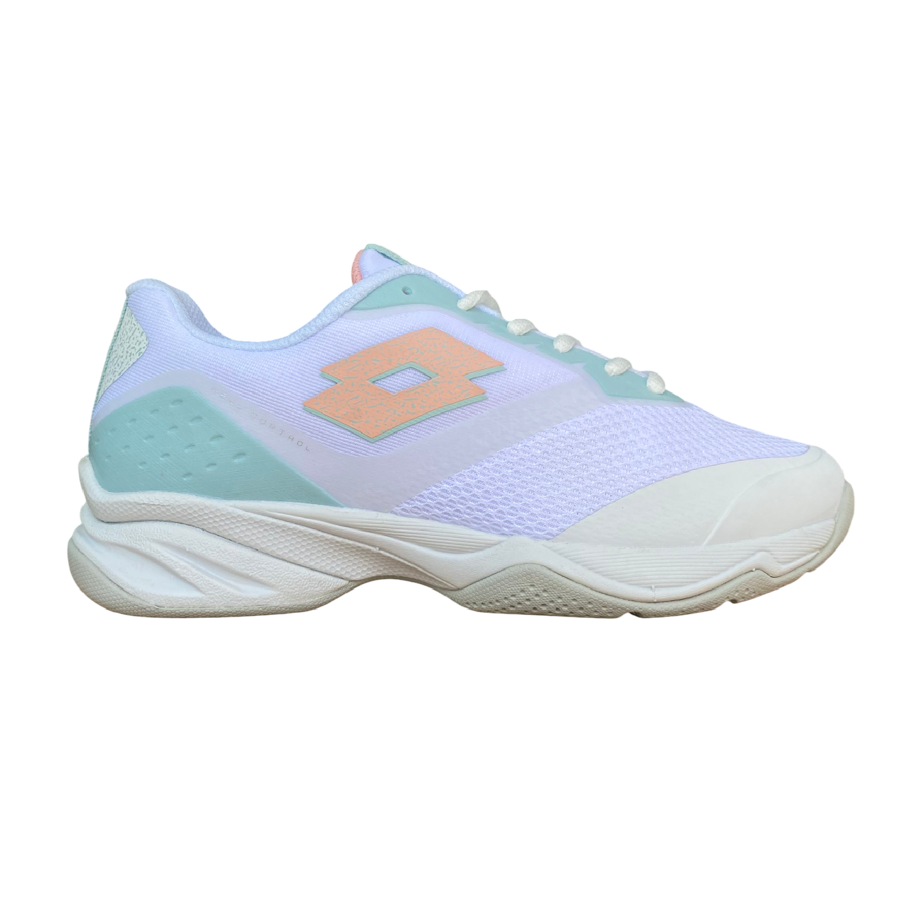 Lotto scarpa da tennis da donna Mirage 400 ALR All Court 220554 BOE bianco
