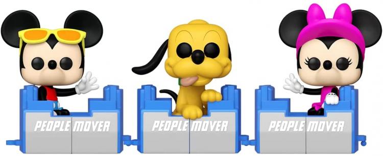 Funko Pop Walt Disney Wolrd 50 Anniversary Mickey Mouse On The Peoplemover 1163