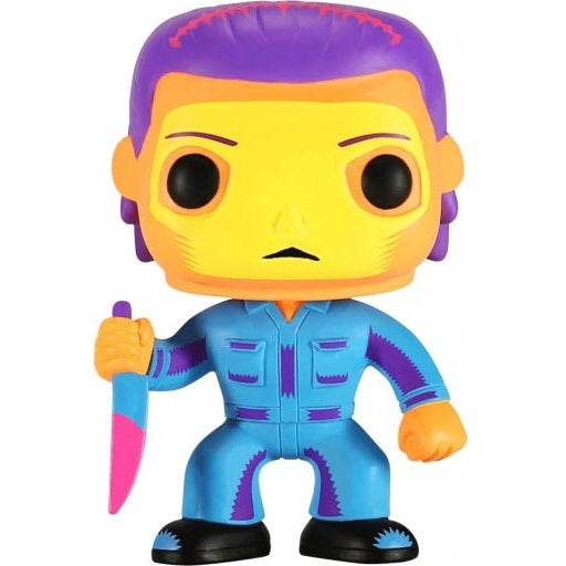 Funko Pop ! Movies Halloween - (03) Michael Myers Blacklight Special Edition 9Cm