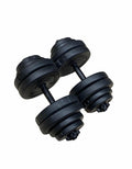 Contes Set Coppia Manubri da 30Kg cemento rivestito in plastica (2x15kg) OW1304 nero