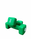 Pure 2Improve Manubri Neoprene 2x2kg 2P2I201400 - Set Verde