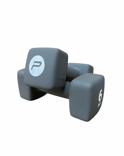 Pure 2Improve Manubri Neoprene 2x6kg P2I201440 - Set Grigio LEGENDARY