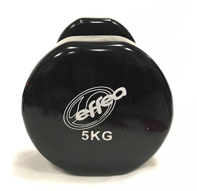 Effeasport Manubri Vinile 10kg Nero 813 - Coppia