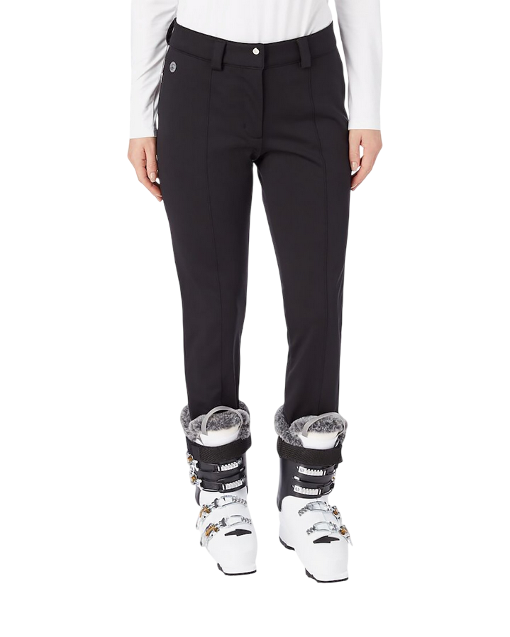 McKinley Pantalone Sci Donna Sidoni II 267350-057 Nero – Softshell, Traspirante, Slim Fit