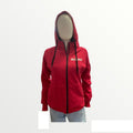 Mizuno Felpa Donna Cappuccio Rosso Persiano - K2GC1803 Athletic
