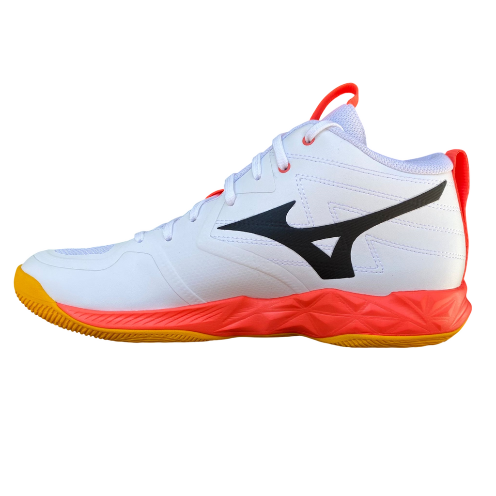 Mizuno Wave Momentum Pro Mid V1GA254501 Bianco-Corallo