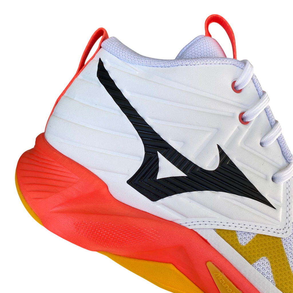 Mizuno Wave Momentum Pro Mid V1GA254501 Bianco-Corallo