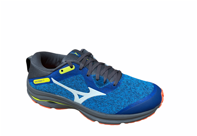 Mizuno Wave Rider TT Scarpe Running Uomo Blu Arancio J1GC203224