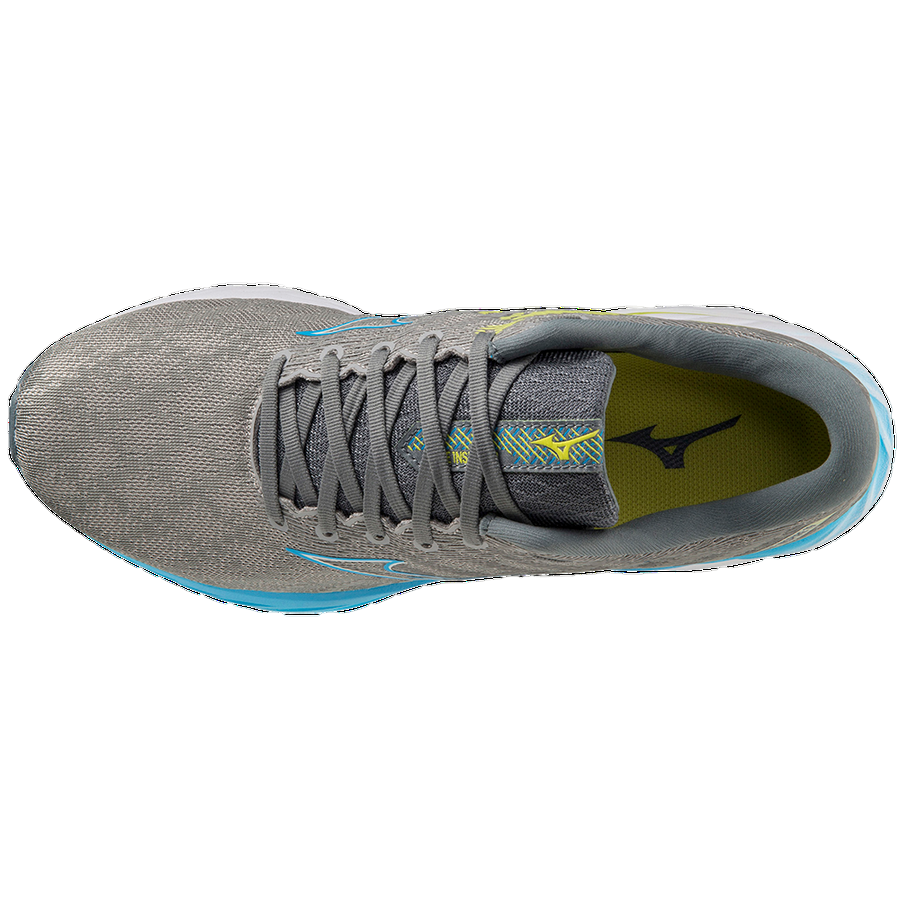 Mizuno Wave Inspire 19 J1GC234451 Grigio-Azzurro – Scarpa Running Uomo Antipronazione Stabilità
