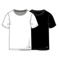 Nike 2 T-shirt manica corta da junior 9N0968-F66 bianco-nero