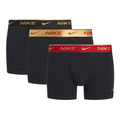 Nike Boxer Uomo Everyday Cotton Stretch KE1008-U9W Nero - Confezione 3 Paia