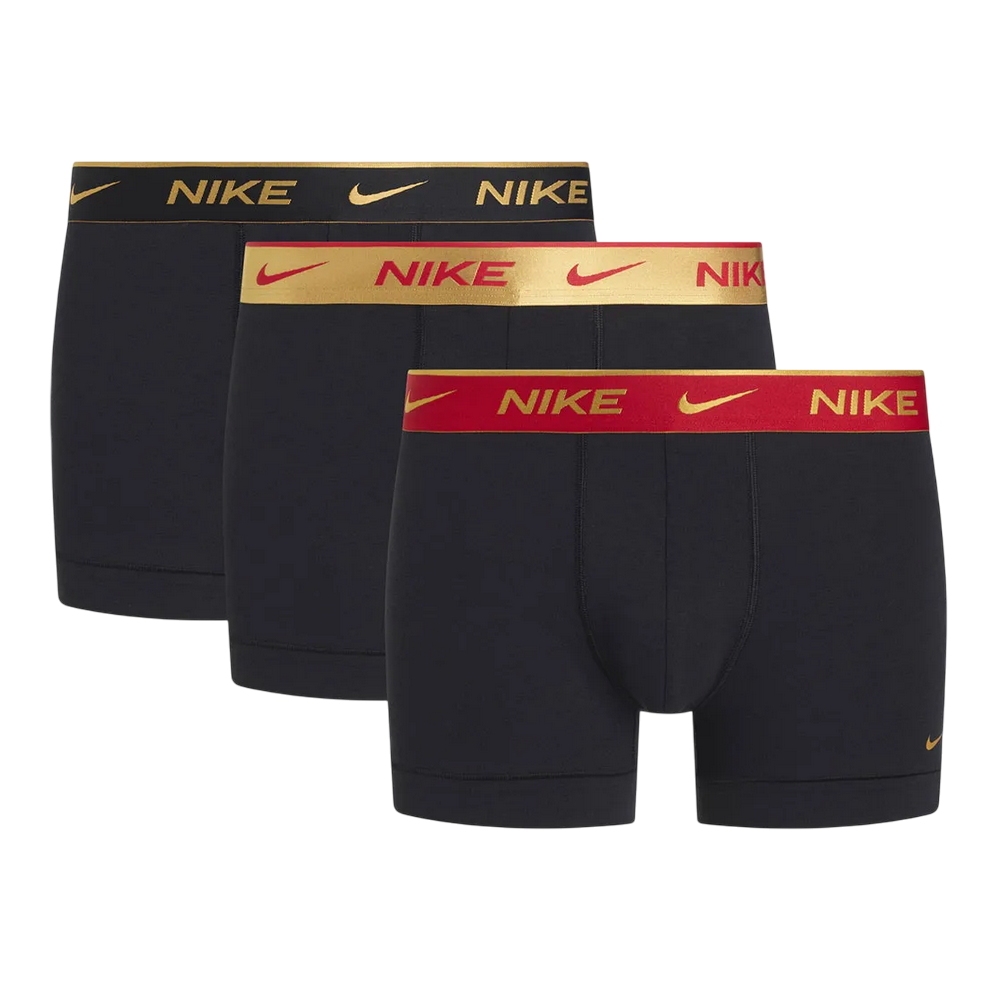 Nike Boxer Uomo Everyday Cotton Stretch KE1008-U9W Nero - Confezione 3 Paia