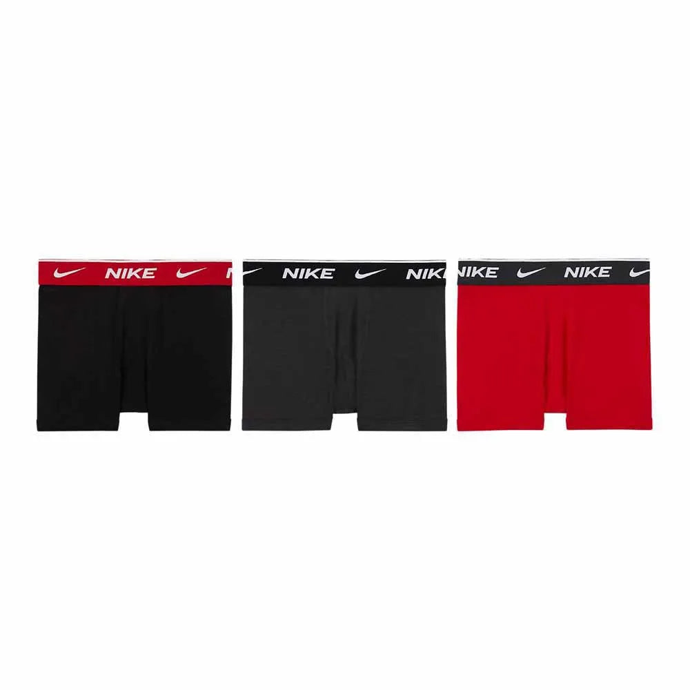 Nike Boxer da ragazzo Dri-Fit Essential Cotton Stretch 9N0846-U10 rosso-nero-antracite