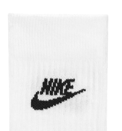 Nike Everyday Essential DX5025-100 Calze Mid-Length Bianche 3 Paia