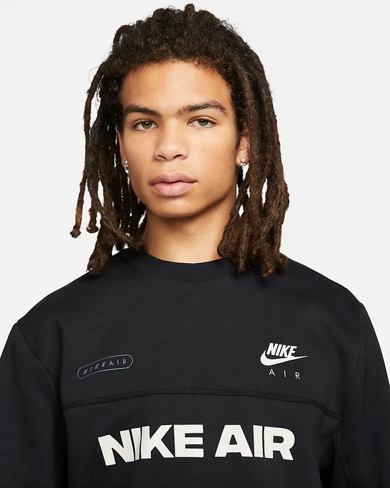 Nike Felpa Girocollo da uomo DM5207 010 nero