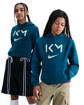 Nike Felpa Kylian Mbappé Club Fleece II1502-301 Green Abyss – Comfort, Calcio, Bambino