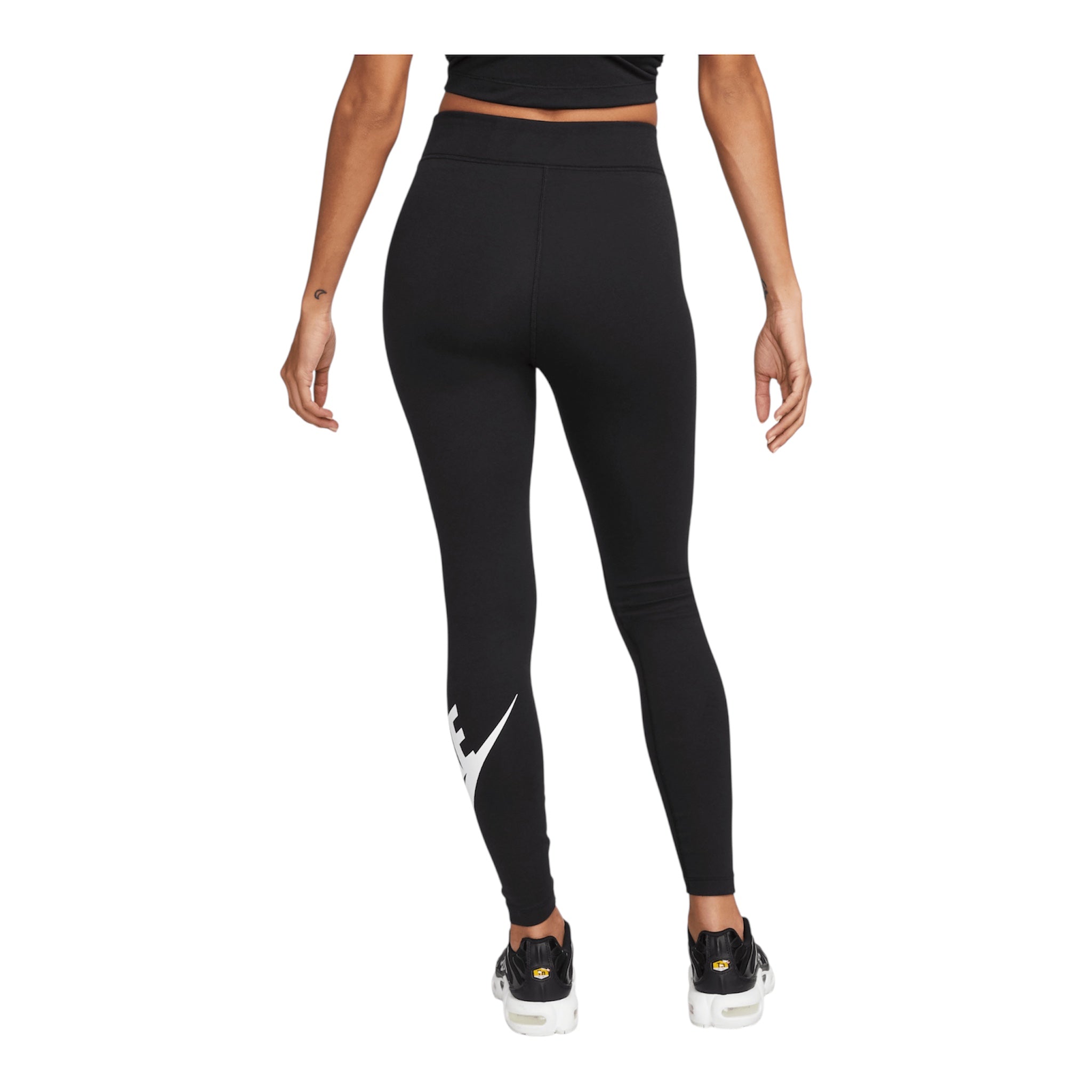 Nike Leggings Sportswear Classics Vita Alta DV7791-010 Nero Donna