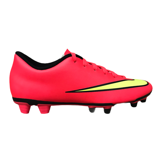 Nike scarpa da calcio da uomo Mercurial Vortex II FG 651647 690 cremisi giallo