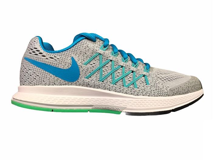Nike Zoom Pegasus 32 GS 759972-004 Scarpe Running Junior Platino Puro - 888410208816
