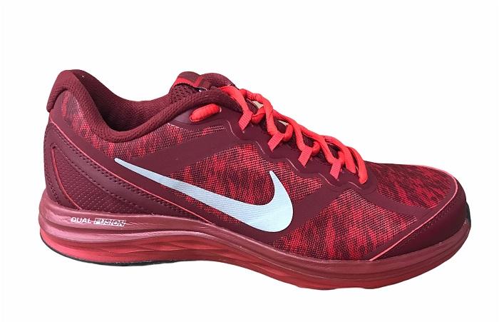 Nike Dual Fusion 3 Flash 684989 600 Scarpe Running Uomo Rosso Riflettente