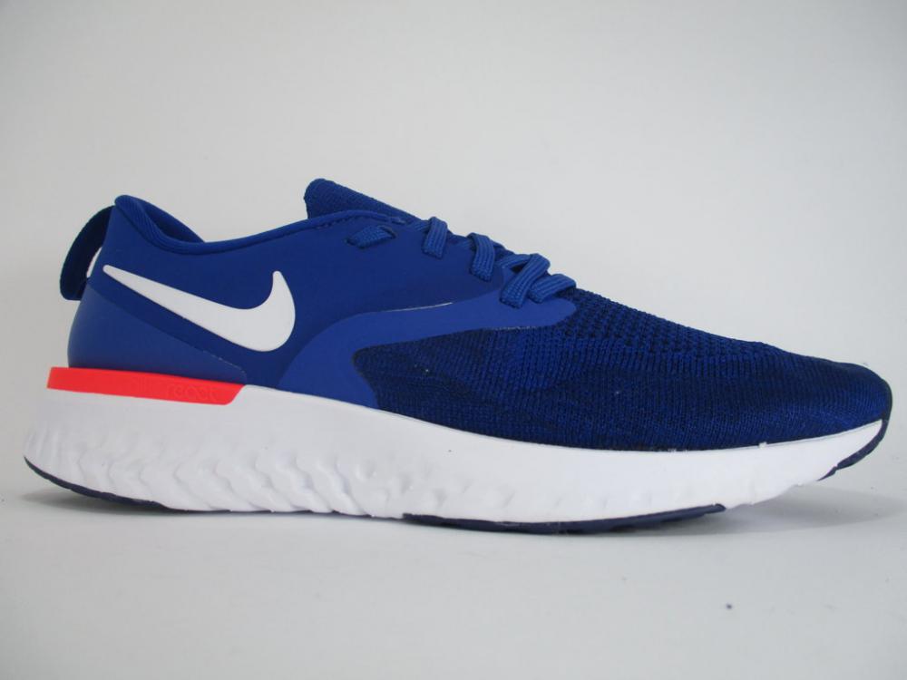 Nike Odyssey React 2 Flyknit AH1015 400 - Scarpe Running Uomo Blu | 826220779577