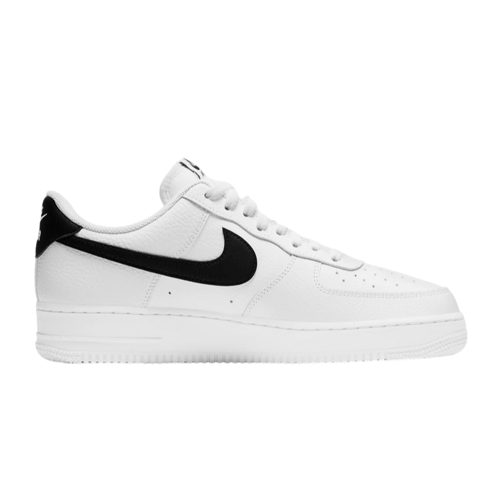 Nike Air Force 1 '07 CT2302-100 Bianco Nero Uomo Sneakers Pelle Premium